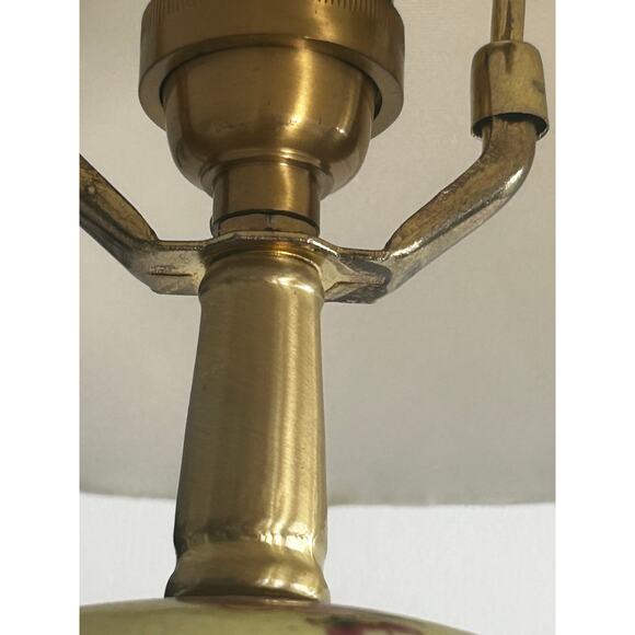 Oriental Ginger Jar Table Lamp With Beige and Red Floral - Picture 8 of 8